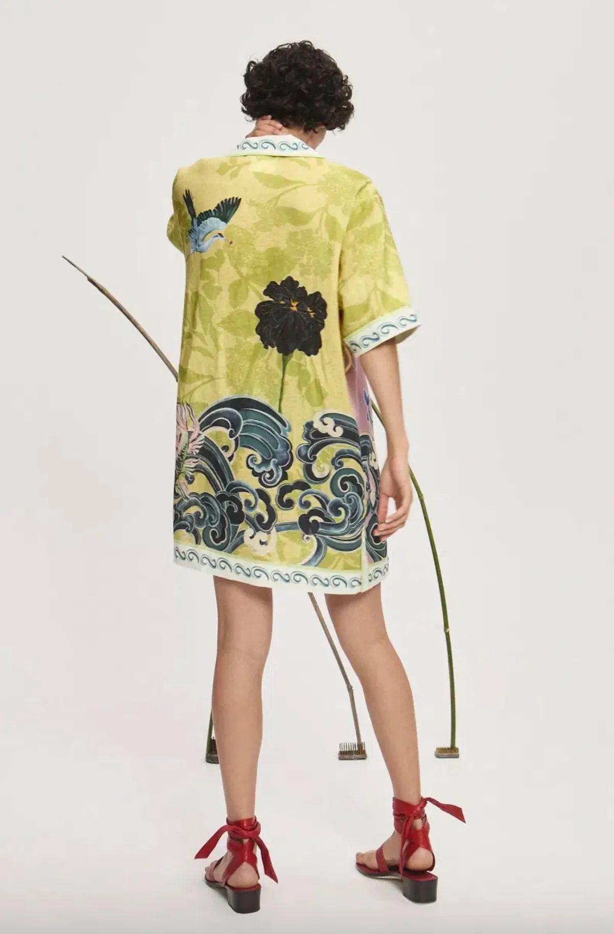 Alémais Rochester Mini Shirtdress Multi Size 16 - Image 3