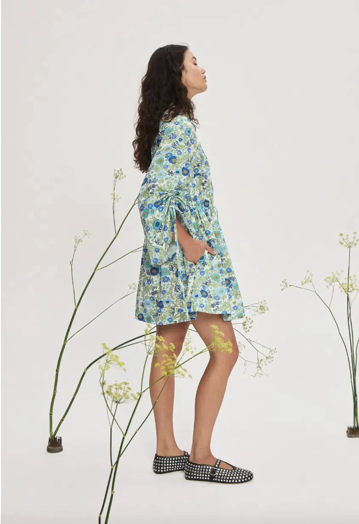 Alémais Pam Mini Dress Floral Size 14 - Image 2