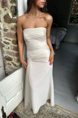 Vintage Vera Wang Paloma Dress Maxi Silver Grey Size AU 8 for rent on The Volte - image 1