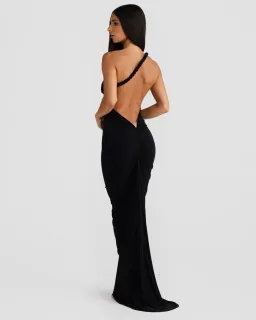 Melani the Label Maia Dress Maxi Black Size AU 6  for rent on The Volte - image 2