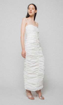 GEORGIA ALICE Eva Ruched Taffeta Gown for rent on The Volte - image 1