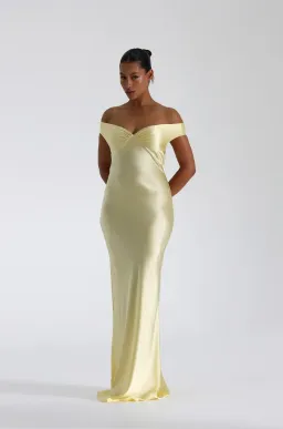 Natalie Rolt Bridget Dress in Lemon Yellow Size 6 for rent on The Volte - image 1