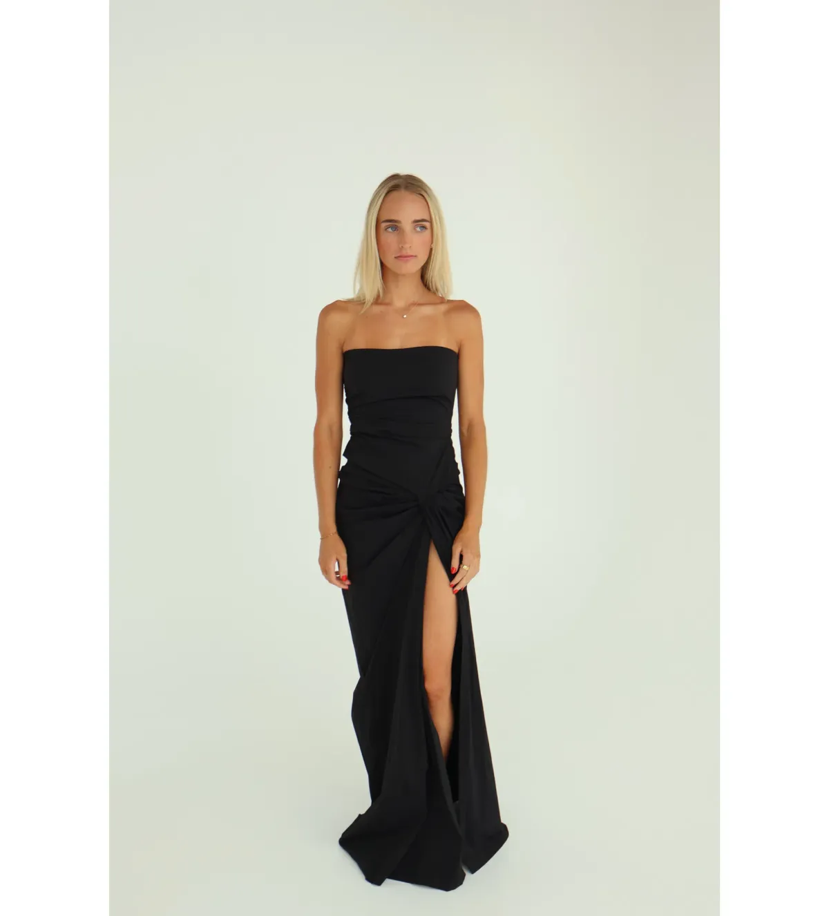 Bec & Bridge Domenic Strapless Dress Black Size AU 6 - Image 1