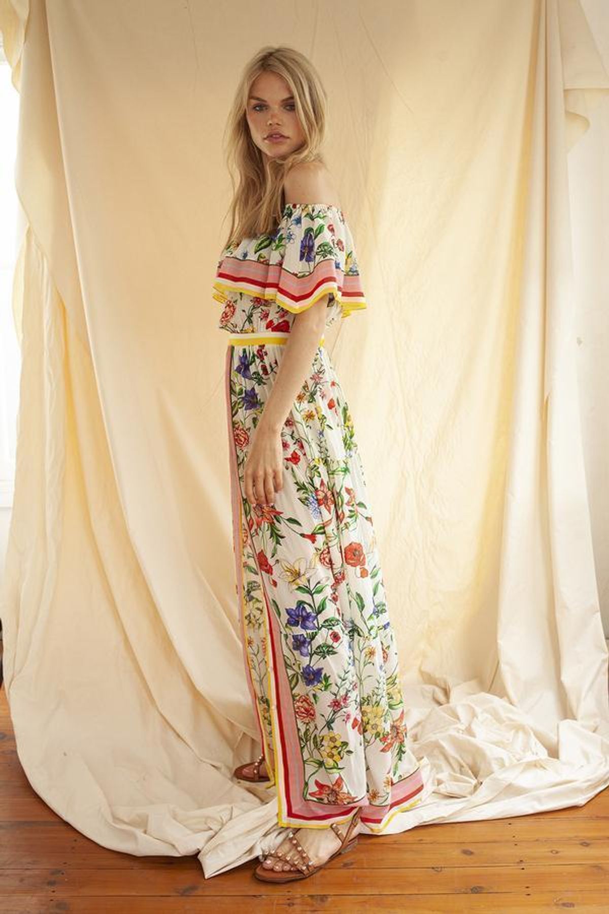 Coco Ribbon Here Comes the Sun Maxi Dress size 10 - Image 4