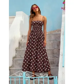 Mister Zimi Gigi Maxi Dress in Cookies and Cream Print Size AU 10 for rent on The Volte - image 1