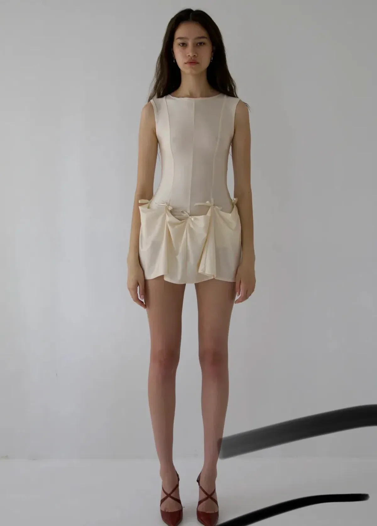 BUCI NY Heiress Dress In Cream Size 6 - Image 1