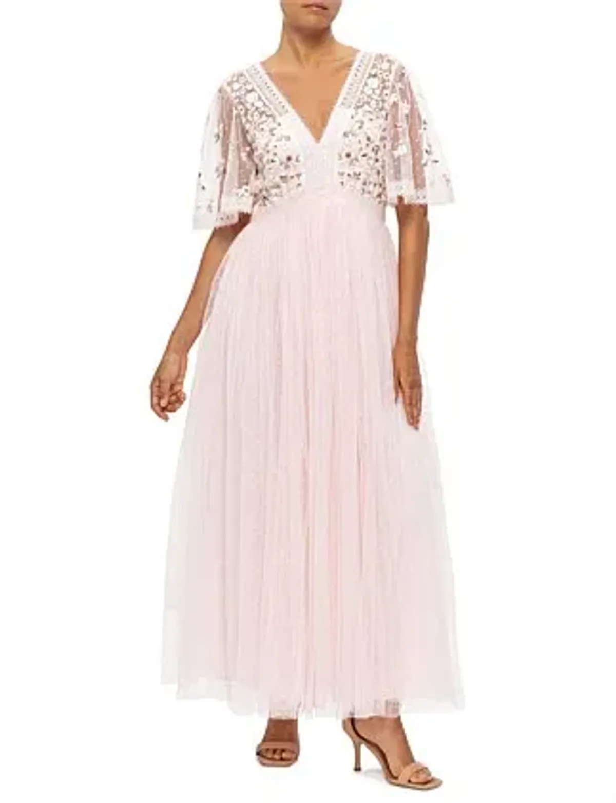 Needle and Thread Garland Ribbon Bodice Ankle Gown Size 16/L - Image 9