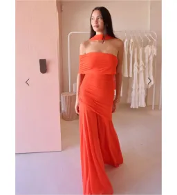By Nicola Fiesta Off Shoulder Maxi Dress in Fiesta Size AU 6 for rent on The Volte - image 2