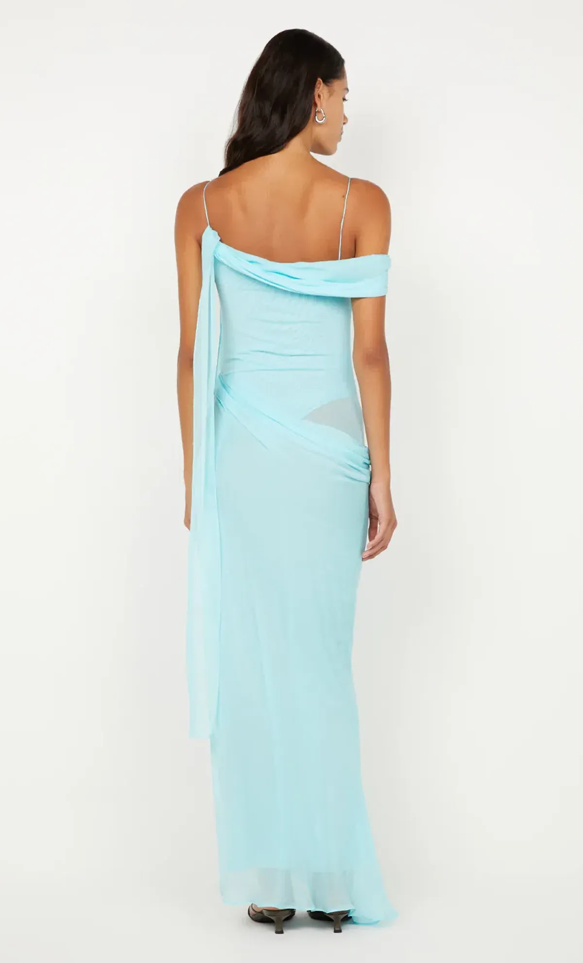 Bec & Bridge Danka Asym Maxi Dress in Blue Size 8 - Image 2