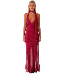 I Am Delilah Jasmine Maxi Dress Red Size AU 6  for rent on The Volte - image 1