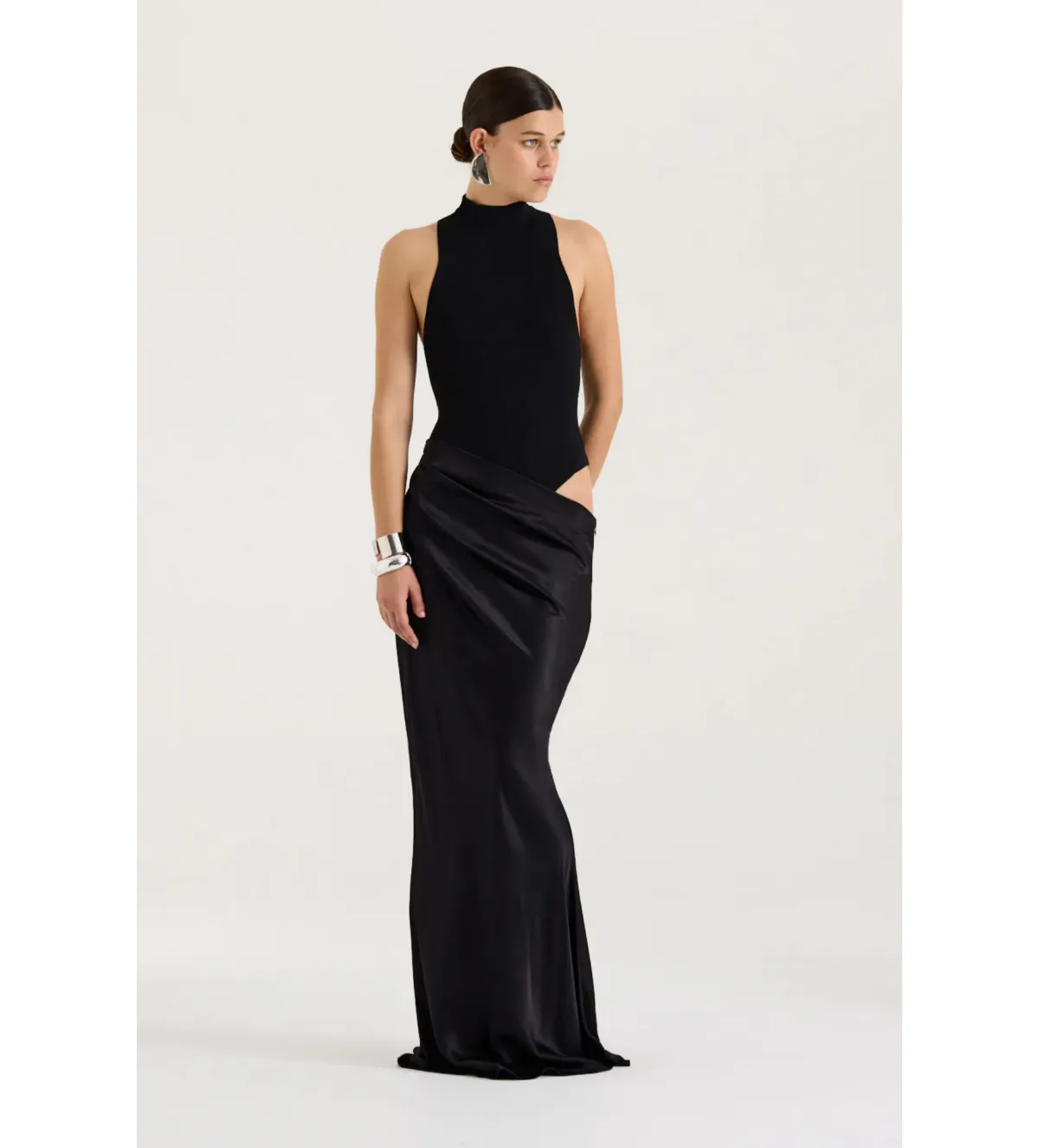 Henne Soraia Maxi Dress in Black Size AU 8 - Image 2