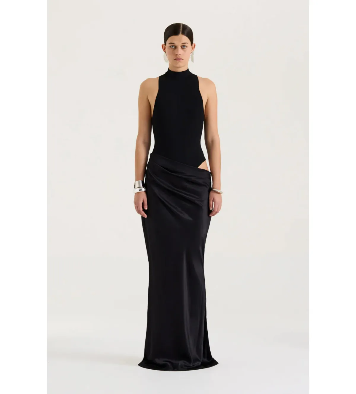Henne Soraia Maxi Dress in Black Size AU 8 - Image 1