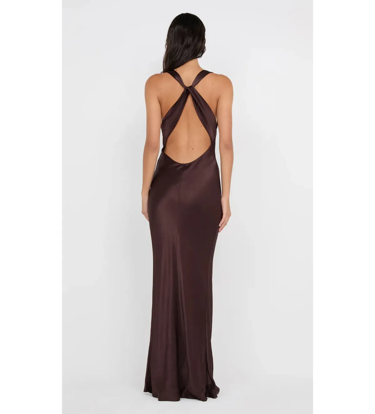 🤎 Bec & Bridge Gia Halter Maxi Dress Dark Chocolate Size 8 🤎 - Image 4