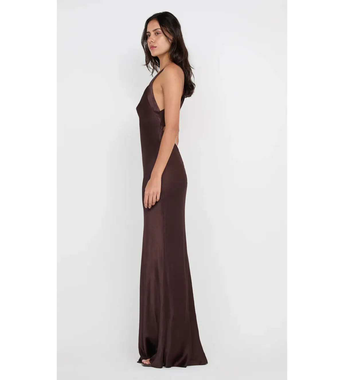 🤎 Bec & Bridge Gia Halter Maxi Dress Dark Chocolate Size 8 🤎 - Image 3