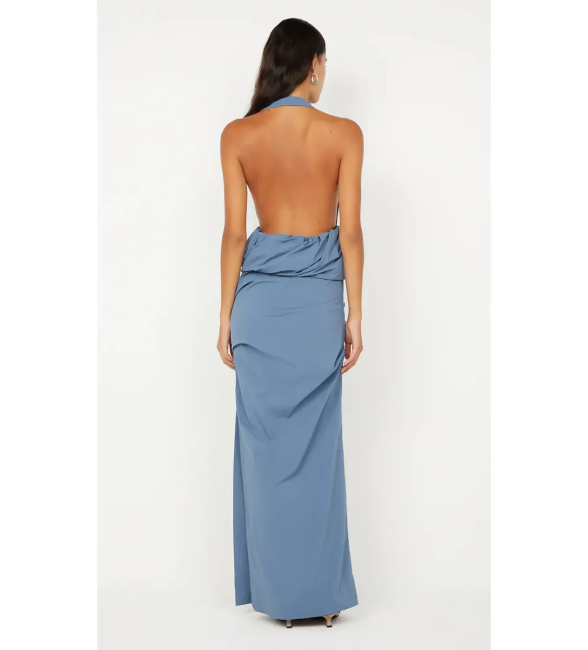 💙 Bec & Bridge Priscilla Bubble Maxi Dress Steel Blue Size 6 💙 - Image 3