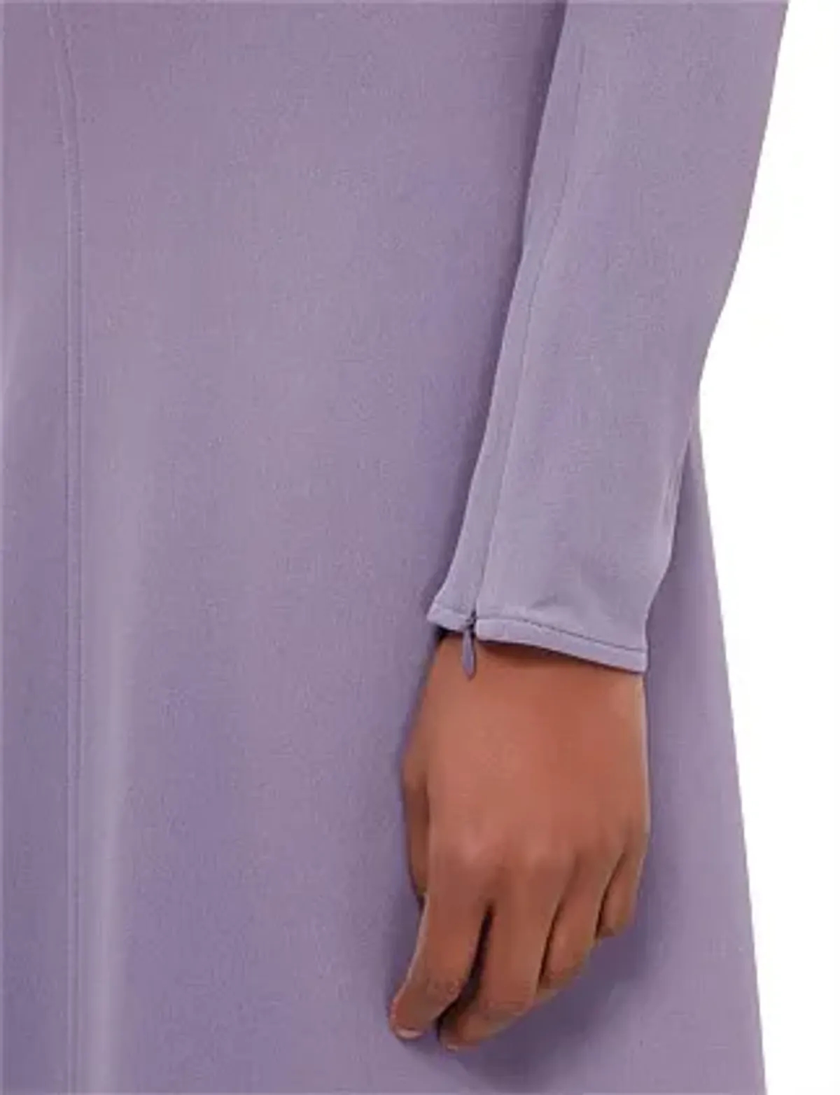 Victoria Beckham Dolman Midi Dress with Blouson Bodice Purple Size 16 - Image 5