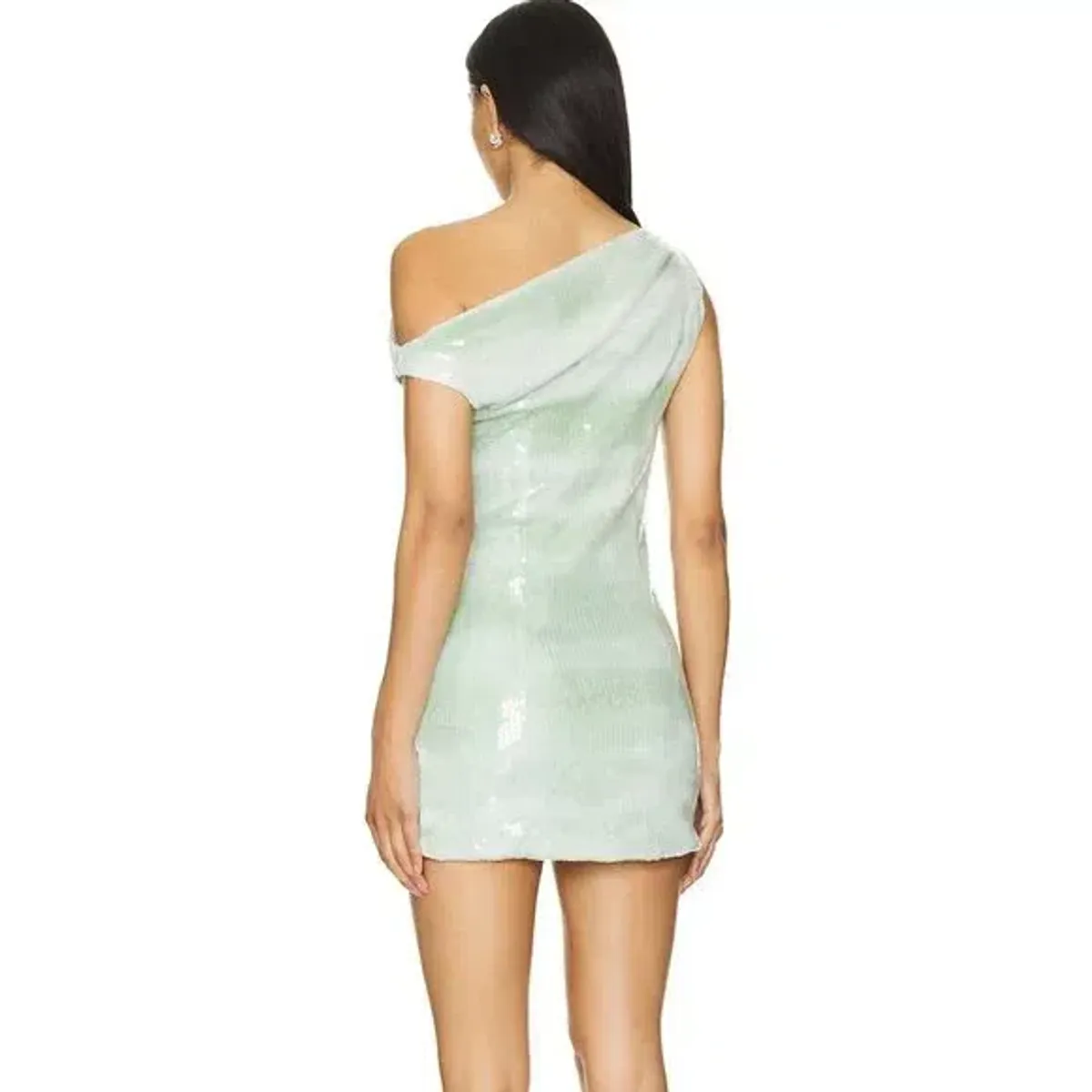 Bec & Bridge Brydie Asym Mini Dress Mint Ombré Size Small /AU 8 - Image 5