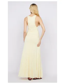 Bec & Bridge Greta Gown Maxi Dress in  Butter Size AU 6 for rent on The Volte - image 3