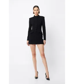 Mossman Network Mini Dress Black Size AU 12  for rent on The Volte - image 2