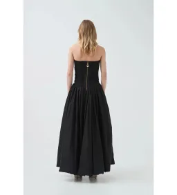 Aje Violette Bubble Hem Maxi Dress in Black Size XL / AU 14 for rent on The Volte - image 3