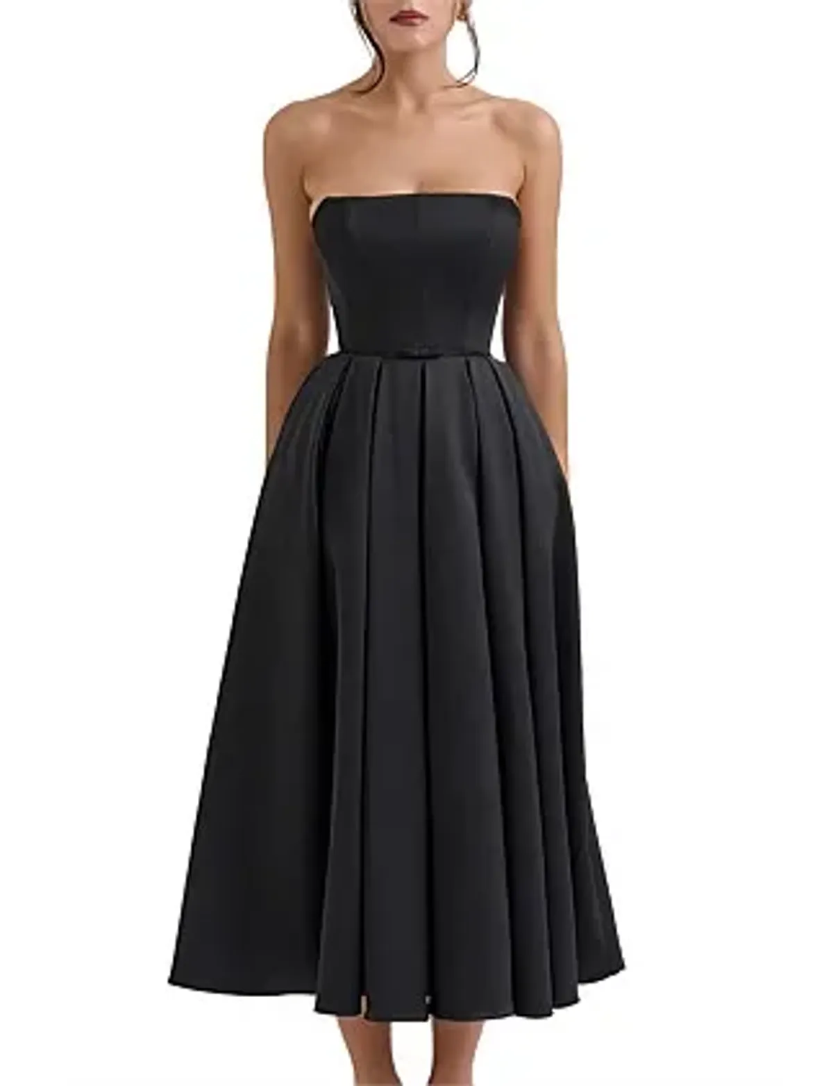 House Of CB Contessa Midi Dress Black Size AU 6 - Image 1