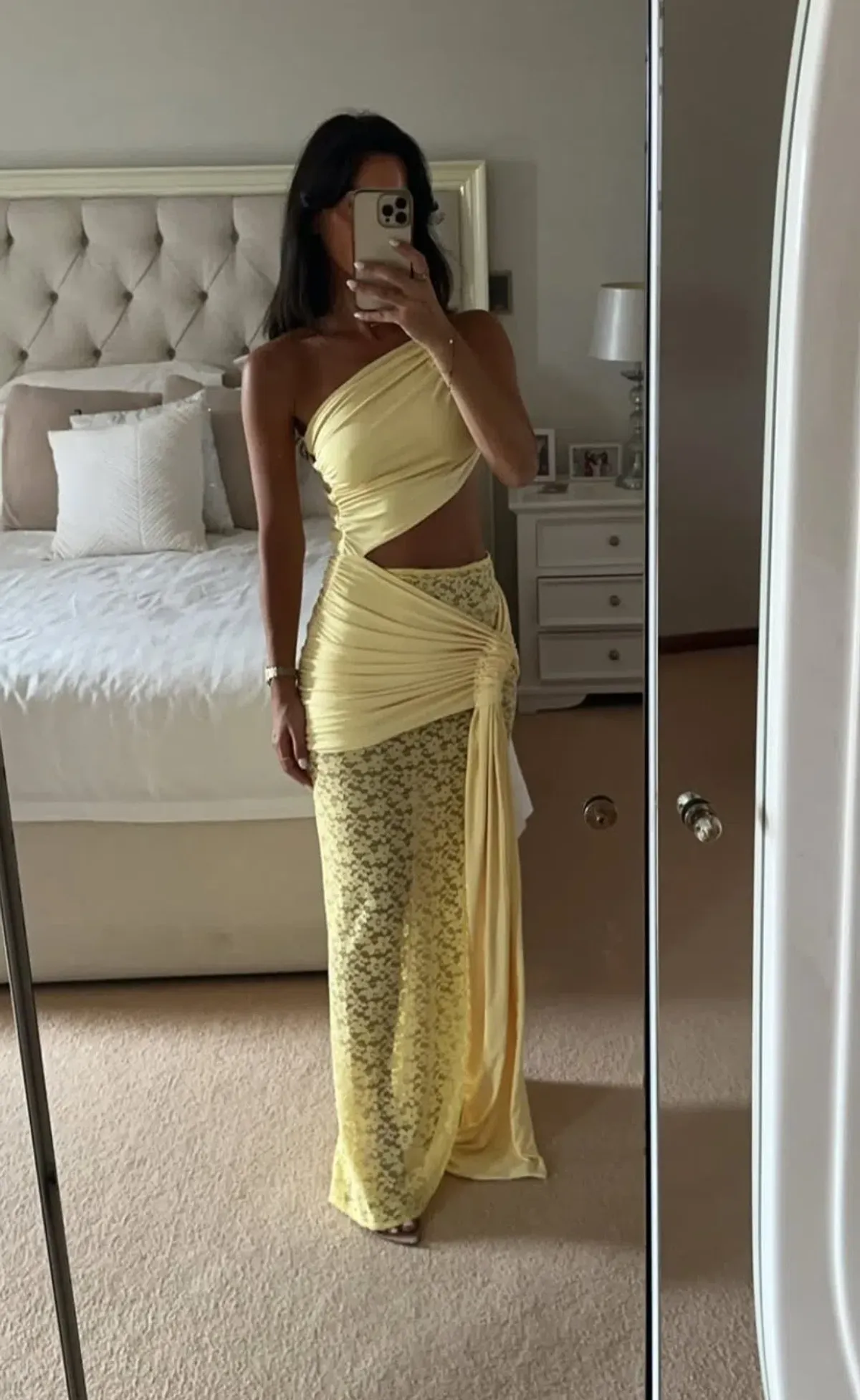 Deconduarte Paridiso Maxi Dress Yellow Size XS/6 - Image 4