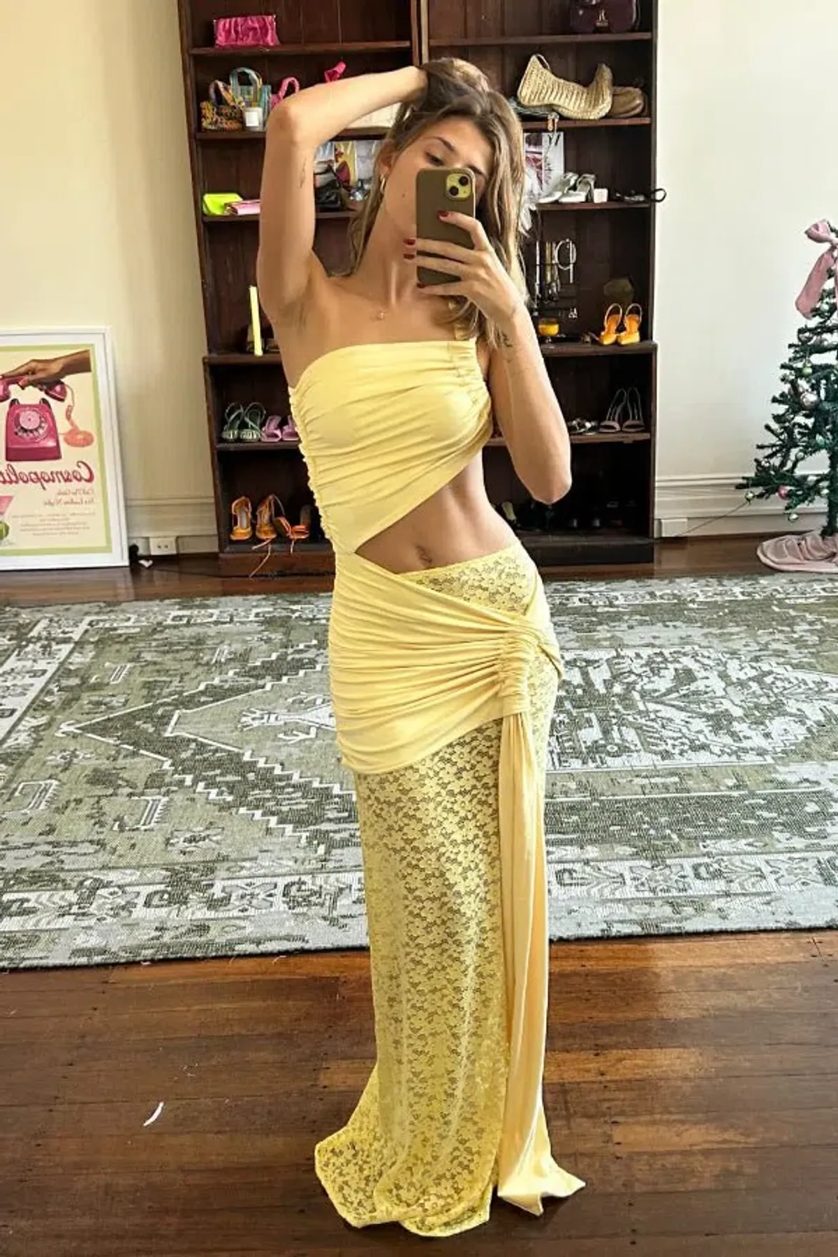 Deconduarte Paridiso Maxi Dress Yellow Size XS/6 - Image 10
