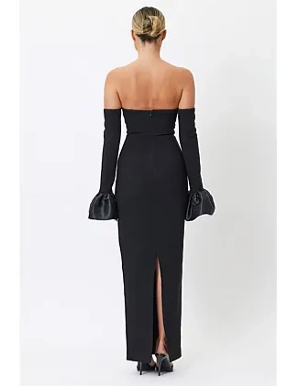 Bianca and Bridgett Adrianna Maxi Dress Black Size 12/XL - Image 1