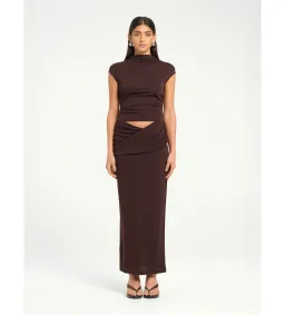 Benni Royce Maxi Dress Brown Size 8 for rent on The Volte - image 1