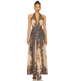 Zimmermann Ascension Plunge Halter Maxi Dress Size 0 / AU 8 for rent on The Volte - image 7