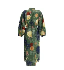 Alemais Avery Shirt Midi Dress Multi Print Size 14 for rent on The Volte - image 8