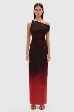 MISHA Nyra Mesh Gown in Venus Print Size 10/M for rent on The Volte - image 1