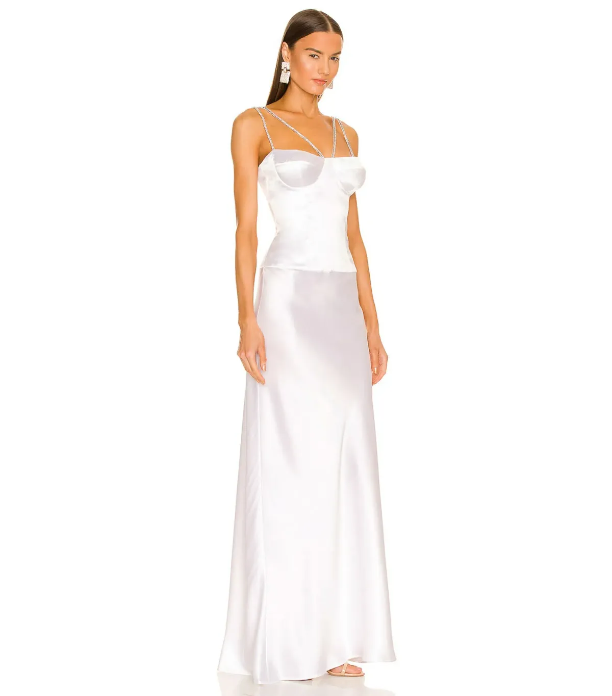 Natalie Rolt Cecilia Maxi Gown White Size 0 / AU 6 - Image 2