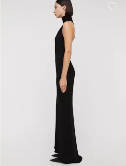 Scanlan Theodore Italian Knit Gown Black Size 12 for rent on The Volte - image 3