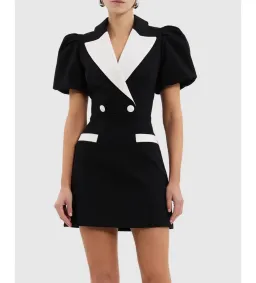 Rebecca Vallance Emma Mini Dress Black Size AU 10 for rent on The Volte - image 3