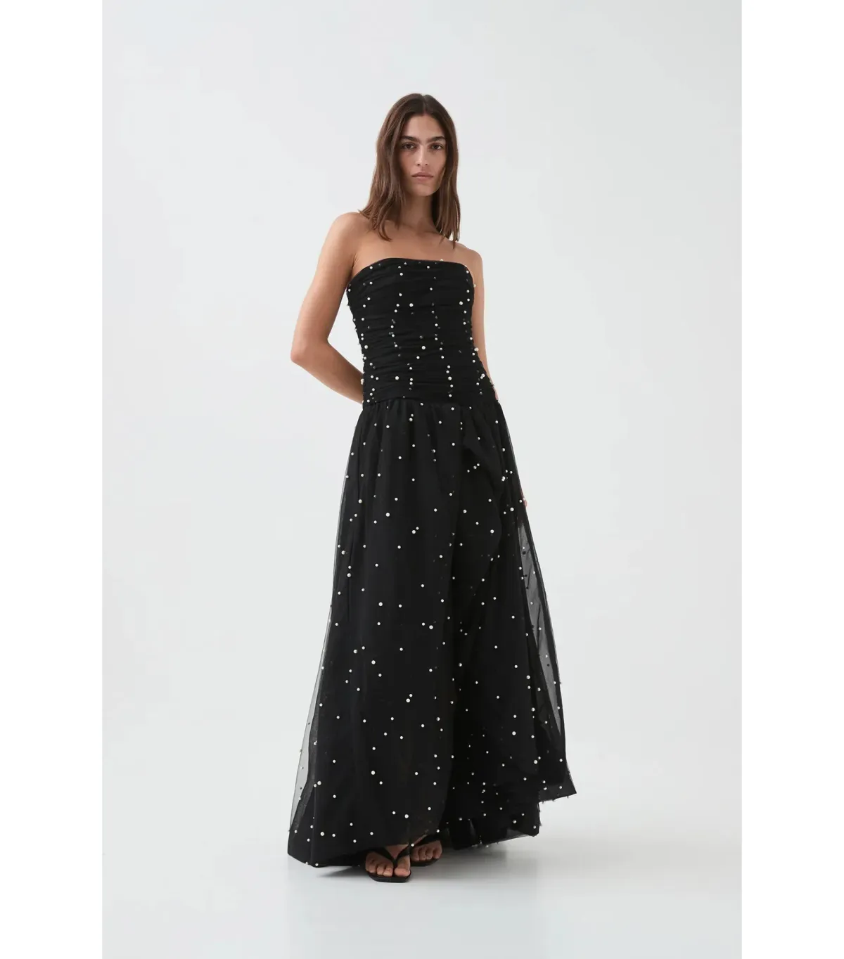 Aje Juniper Maxi Gown in Black Size AU 4 - Image 1