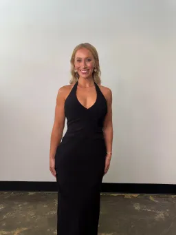 Bec & Bridge Ariven Halter Maxi Dress in Black Size AU 12 for rent on The Volte - image 1