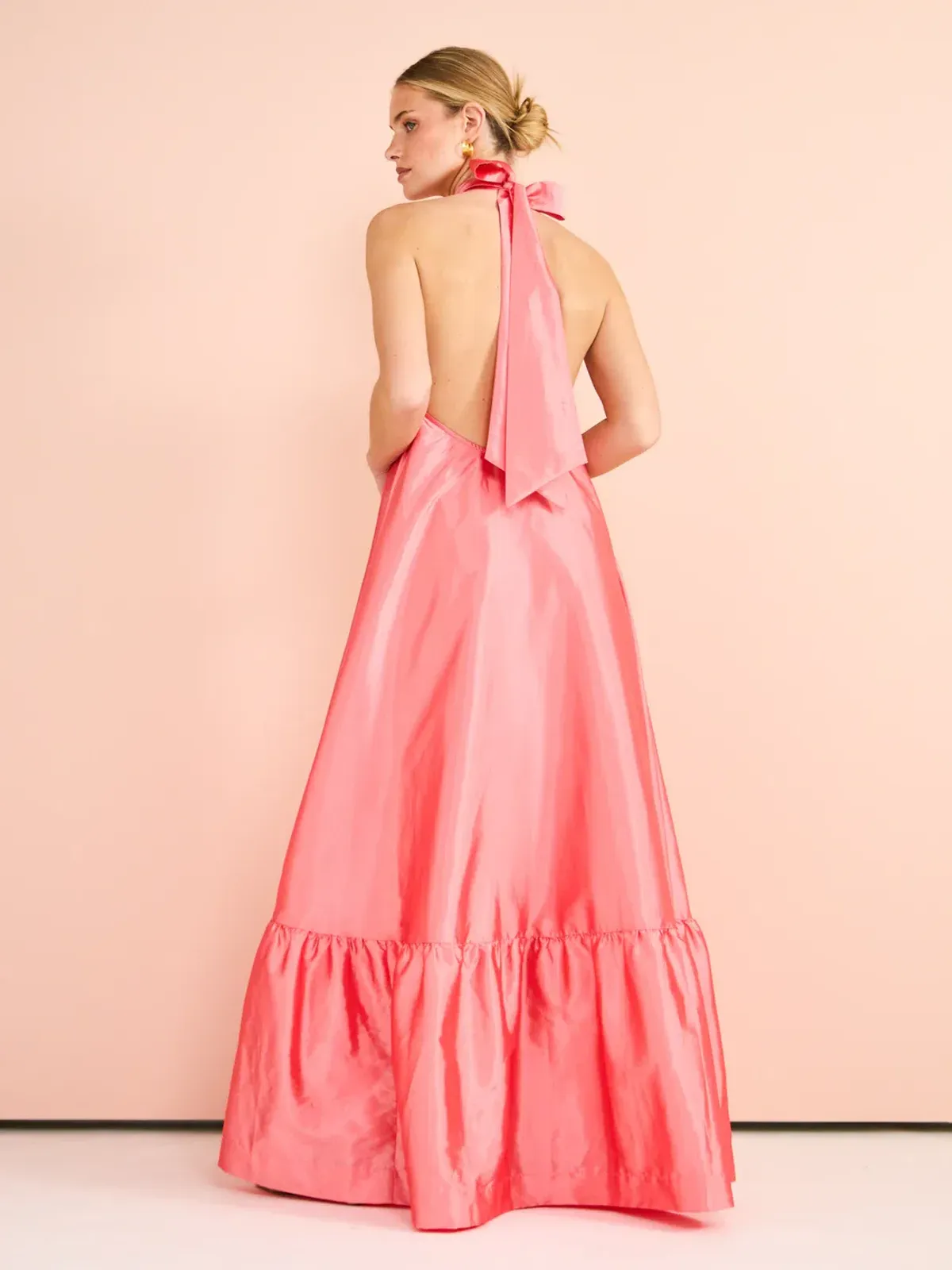 Hansen and Gretel Gateau Gown in Watermelon Pink Size AU 8 - Image 4