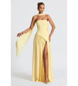 Babyboo Maliyah Maxi Dress in Lemon Yellow Size S / AU 8 for rent on The Volte - image 1