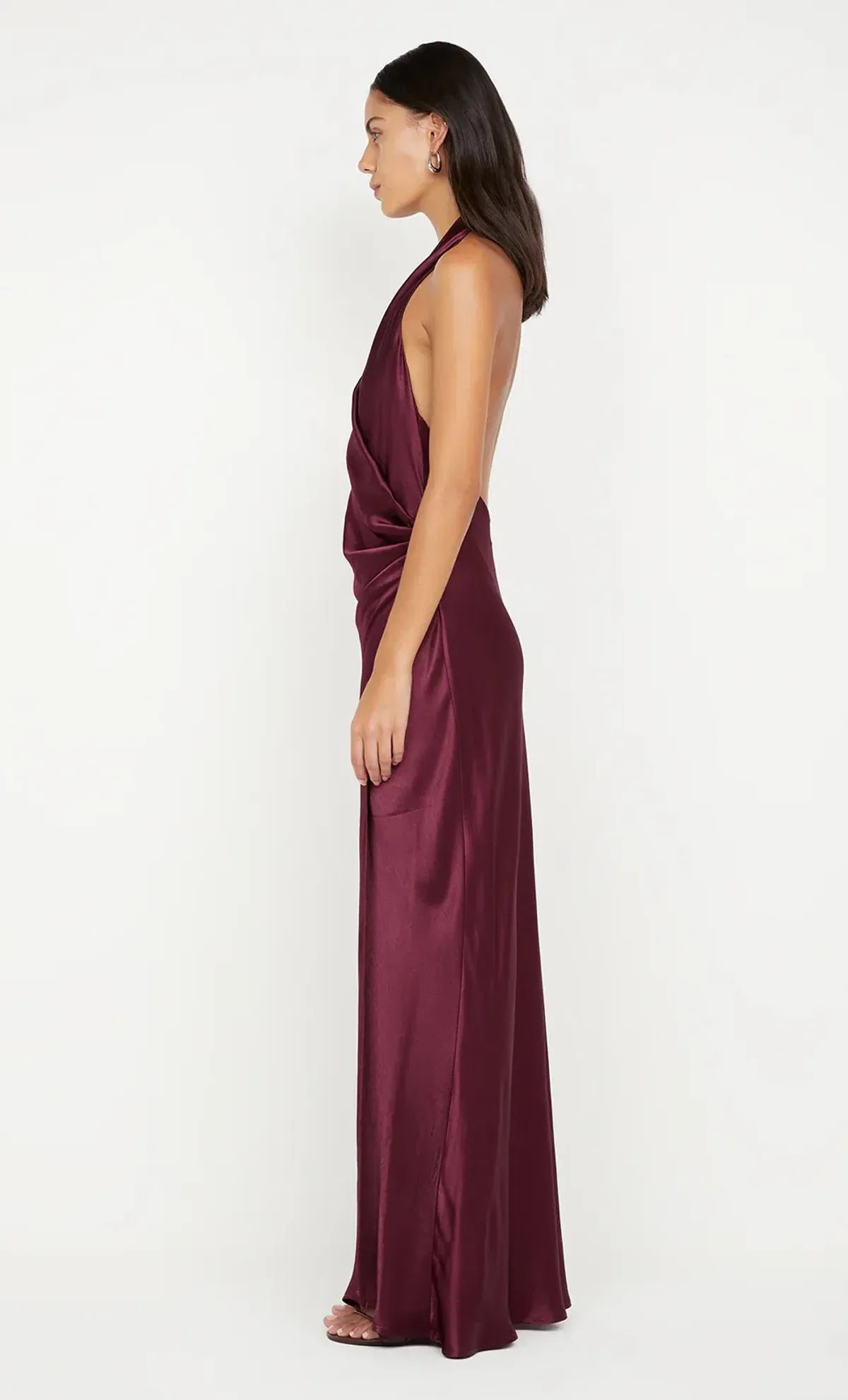 Bec & Bridge Elisia Wrap Maxi Dress in Plum Size 6 - Image 4