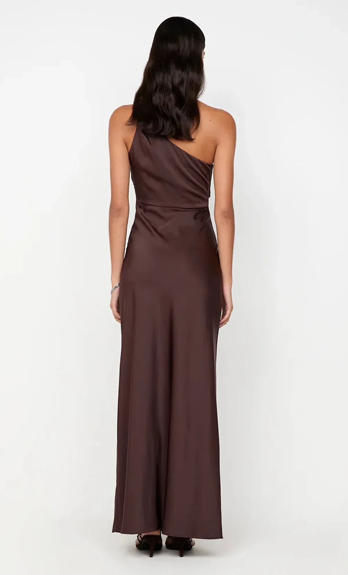 Bec & Bridge Lunetta Asym Maxi Dress in Dark Chocolate Size AU 12 - Image 6