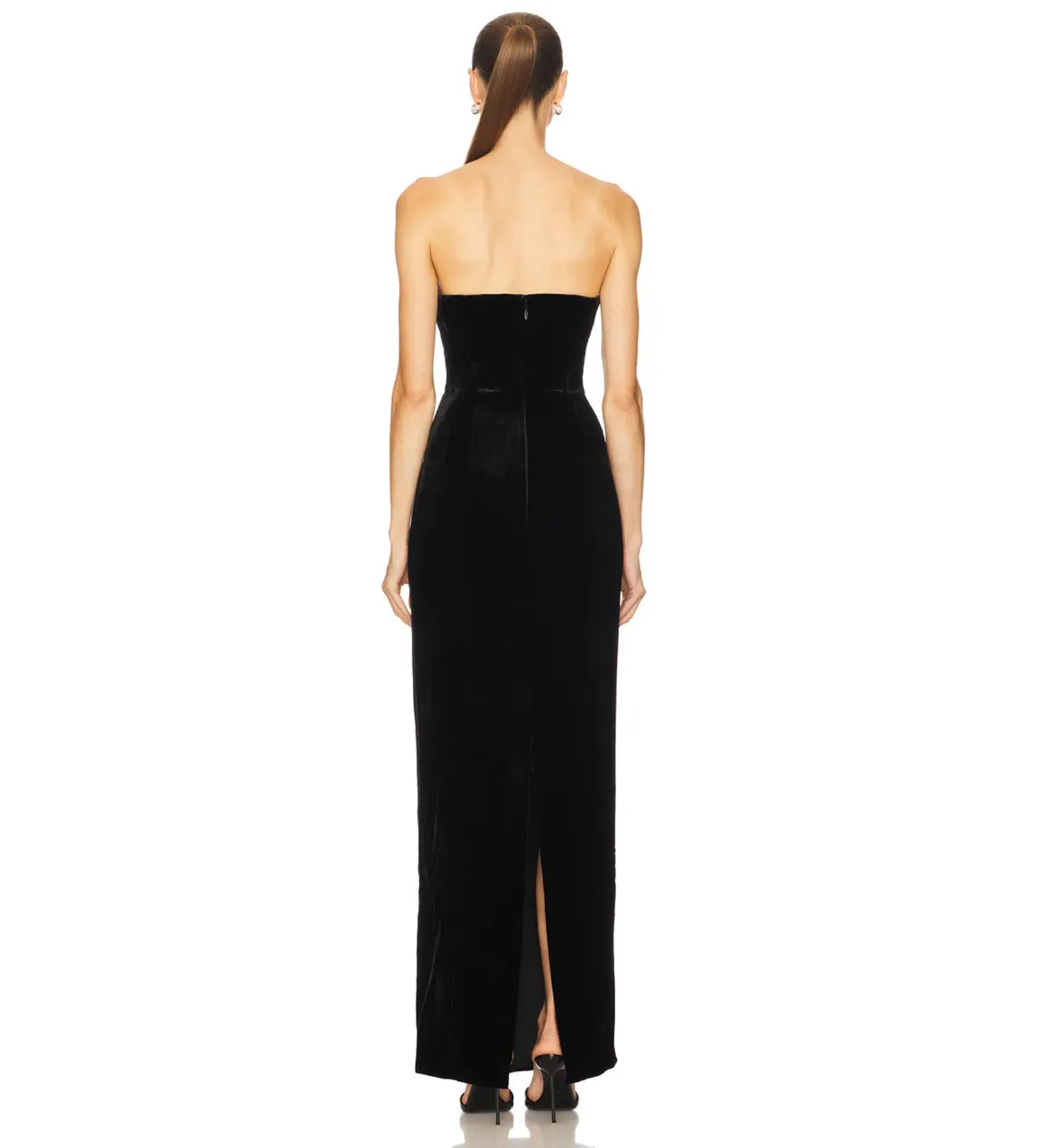 Rachel Gilbert Claudine Maxi Gown in Black Size AU8 - Image 3