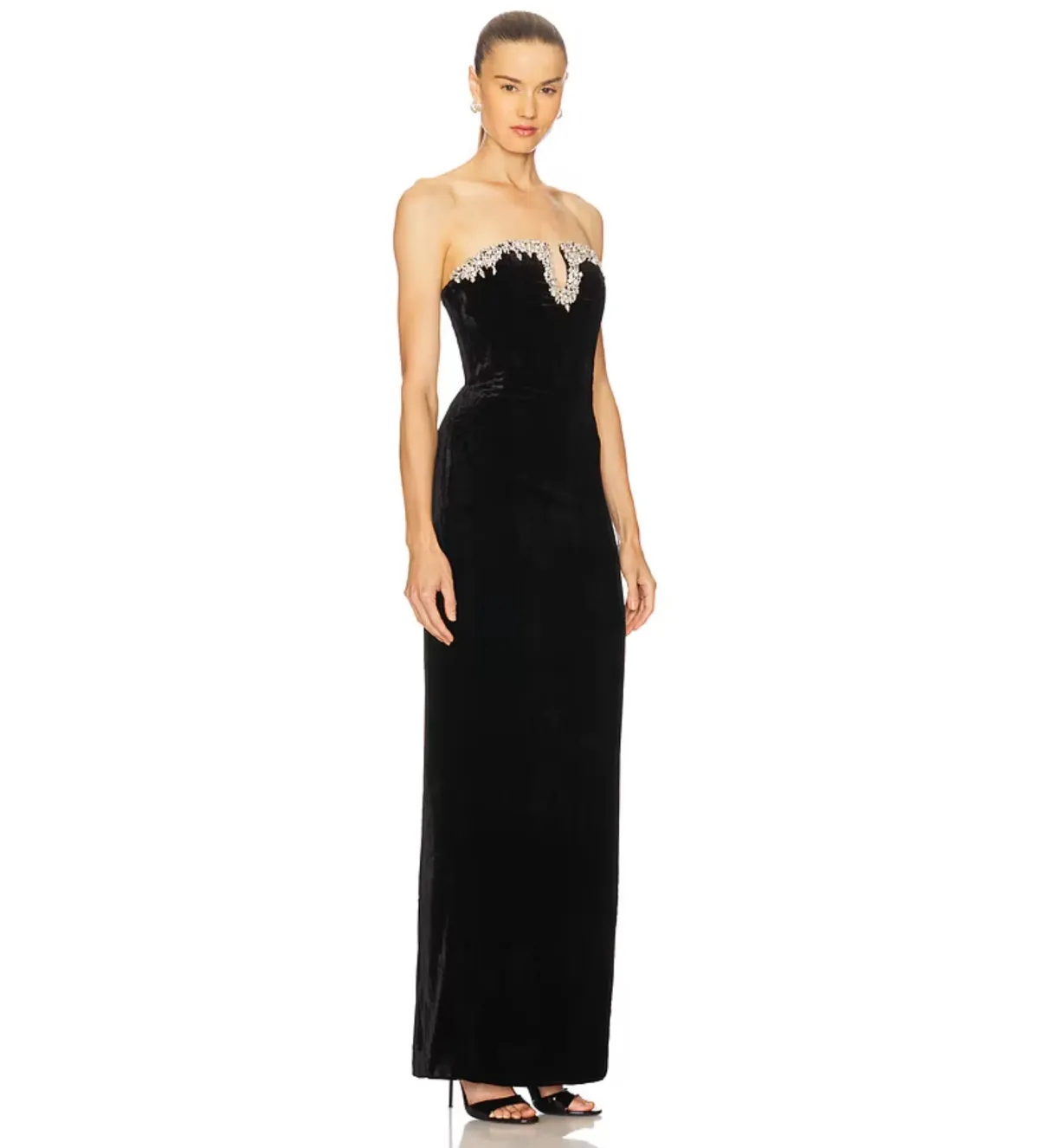 Rachel Gilbert Claudine Maxi Gown in Black Size AU8 - Image 2