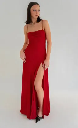 HNTR The Label Gaia Gown Red Size AU 6 for rent on The Volte - image 1