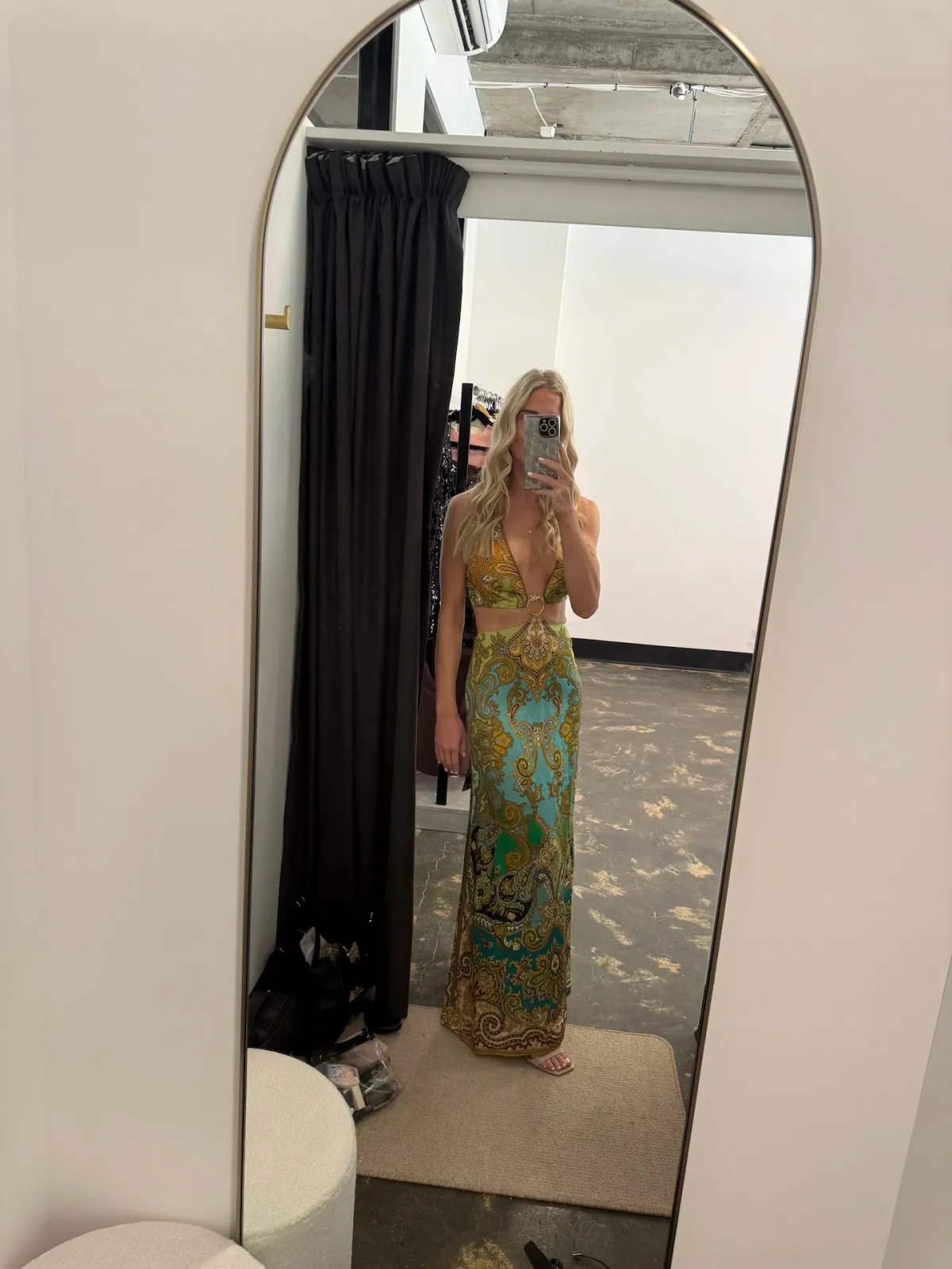 Alemais Clemenza Cut Out Midi Dress Size AU 10 - Image 4