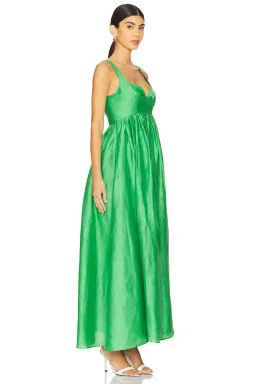 Acler Sandgate Maxi Dress Shamrock Green Size AU 12 for rent on The Volte - image 2