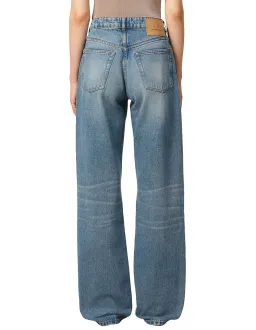 Ami Large Fit Jeans in Used Indigo Denim Size 6/XS for rent on The Volte - image 3