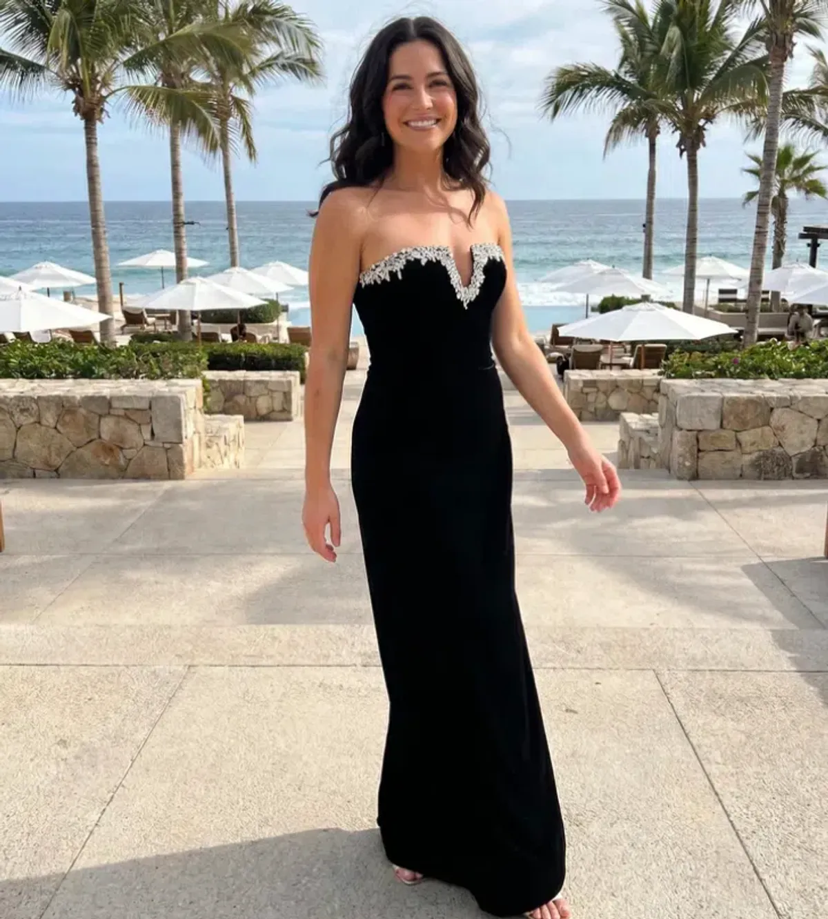 Rachel Gilbert Claudine Gown in Black Size 1/ Size AU8 - Image 2