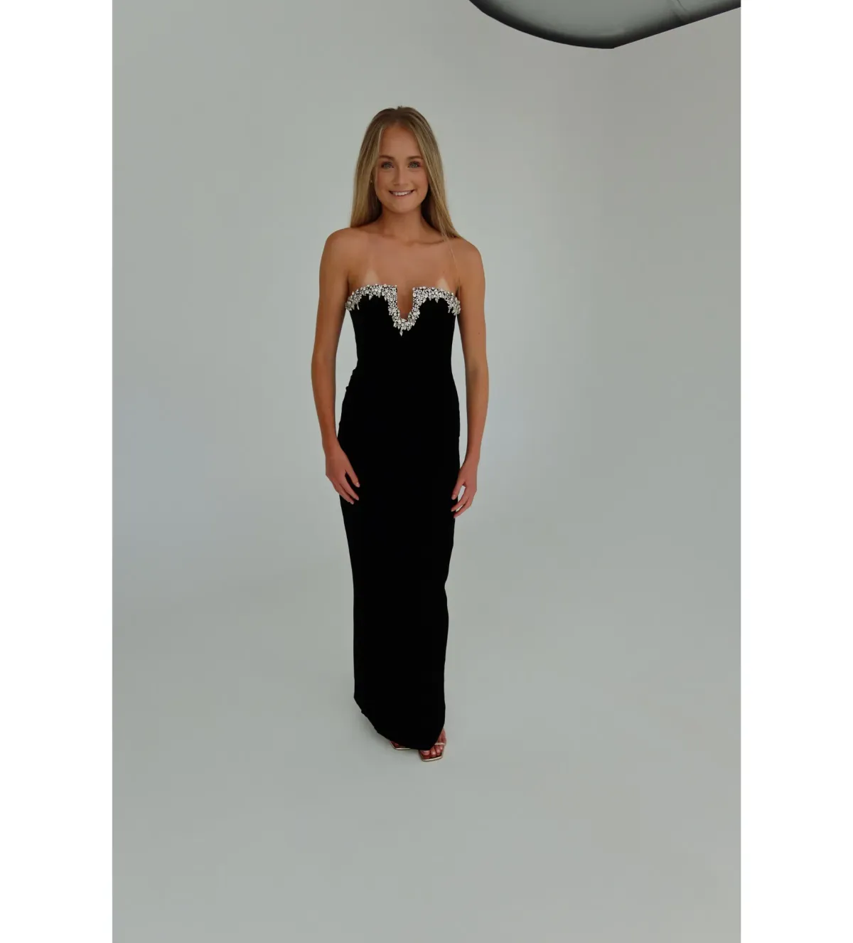 Rachel Gilbert Claudine Gown in Black Size 1/ Size AU8 - Image 3