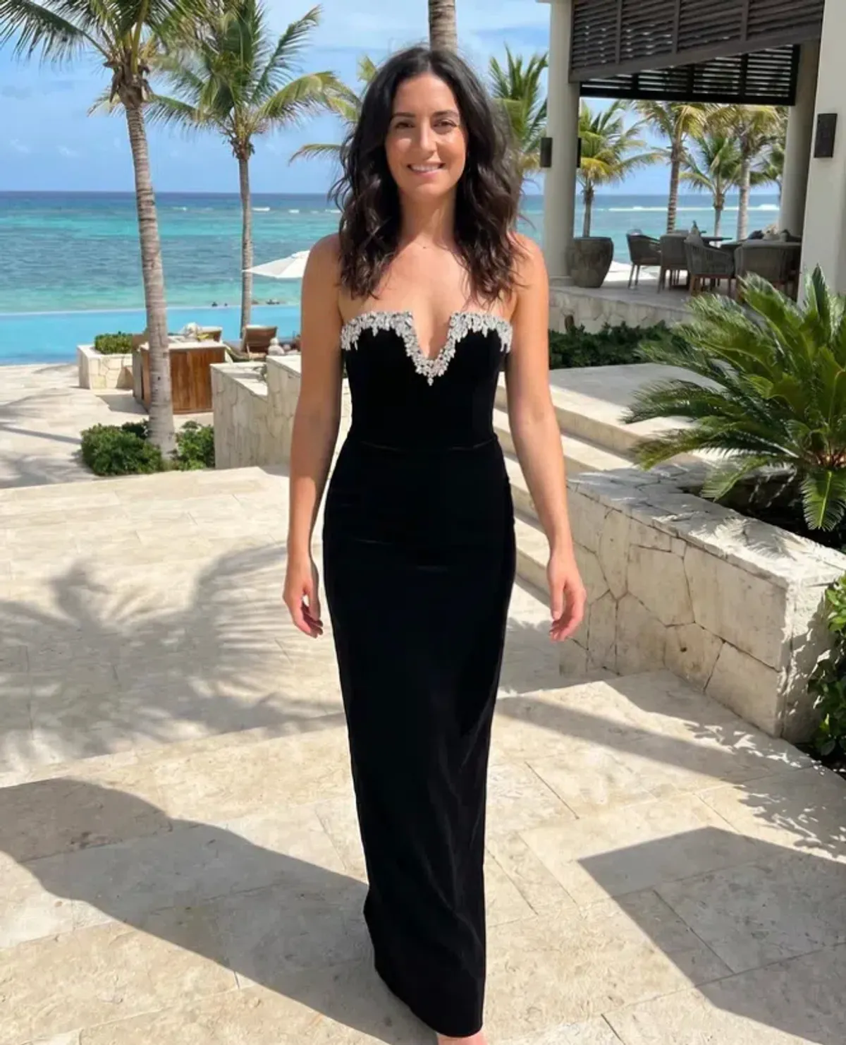 Rachel Gilbert Claudine Gown in Black Size 1/ Size AU8 - Image 1